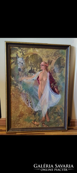 Wegenast Róbert Lady Godiva festménye