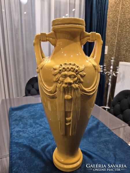 EXTRA RITKA SZÍNBEN Zsolnay váza 60 cm szecessziós stílusban