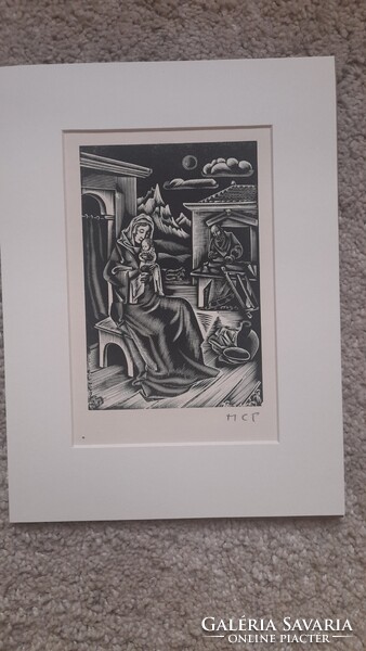 Molnár C Pál: József és Mária