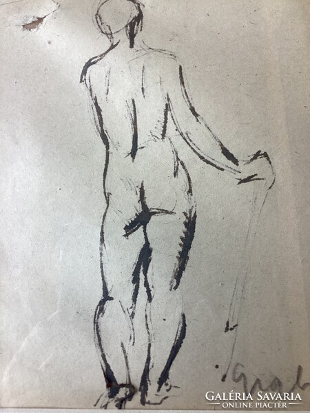 Margit Gráber (1895 - 1993), Back View