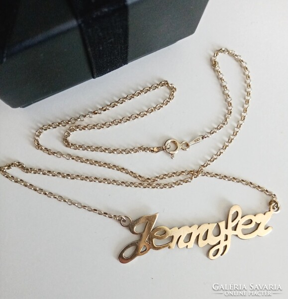 925 Silver Plated JENNYFER Necklace
