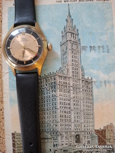 Vintage PERFA svájci mechanikus férfi karóra - órásáltal ellenőrzött