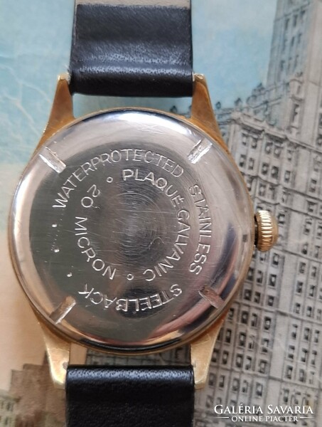 Vintage PERFA svájci mechanikus férfi karóra - órásáltal ellenőrzött