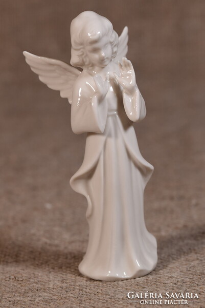Dresden porcelán Putti angyal zenész figura Németország