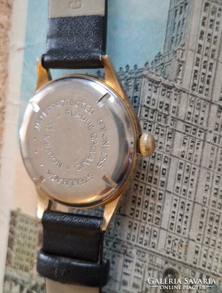 Vintage PERFA svájci mechanikus férfi karóra - órásáltal ellenőrzött