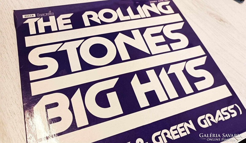 The Rolling Stones – Big Hits (High Tide and Green Grass) LP – 1983 magyar Bravo/Decca – SLPXL 17831