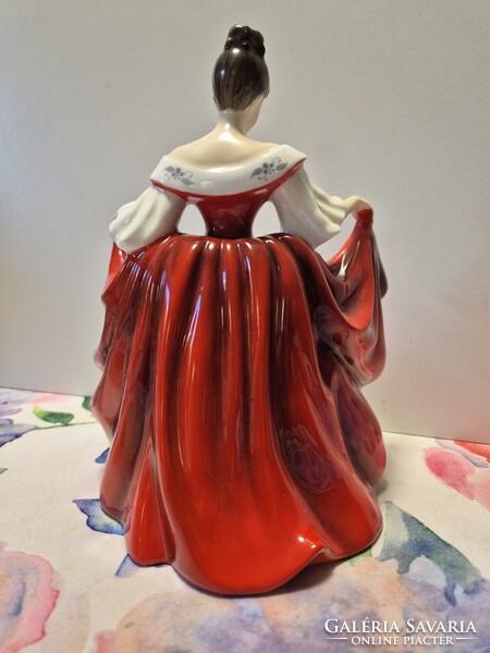 Sara - Nagyobb méretű, Royal Doulton ( Angol ) meseszép porcelán-hölgy