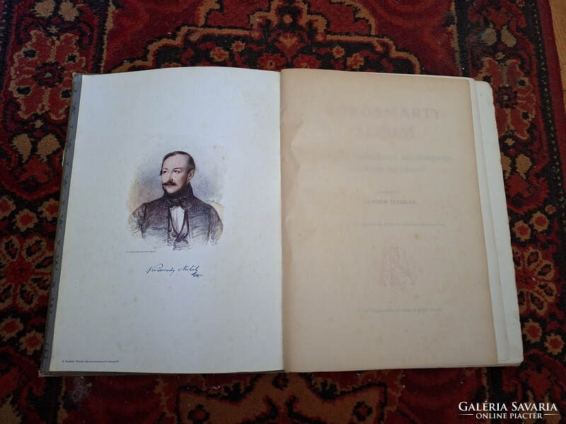 RRR!!! 1903-LÁNDOR-  VÖRÖSMARTY ALBUM A PESTI NAPLÓ ELŐFIZETŐINEK -ZICHY MIHÁLY!!!