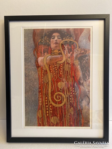 An art print of Gusztáv Klimt's painting Hygieia.