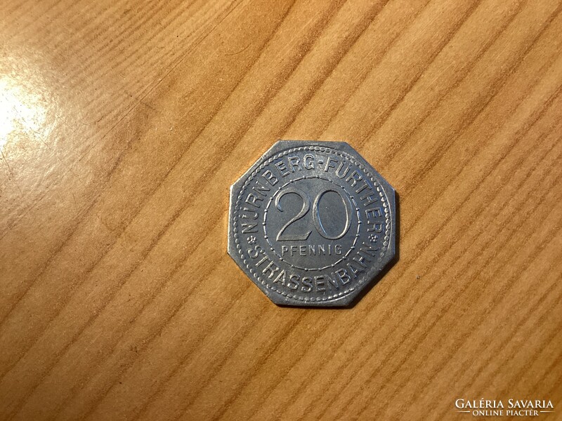 Német szükségpénz , 20 pfennig értékű. ( P05 )