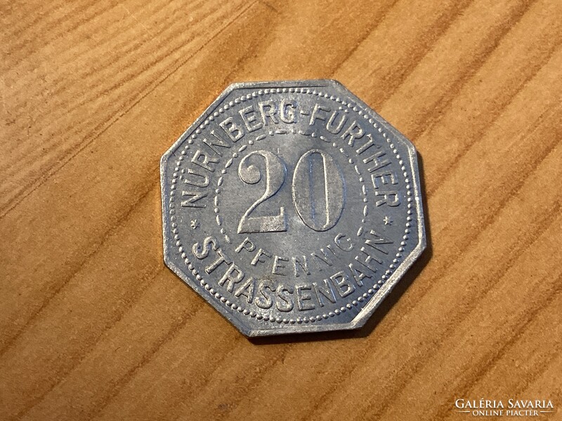 Német szükségpénz , 20 pfennig értékű. ( P12 )