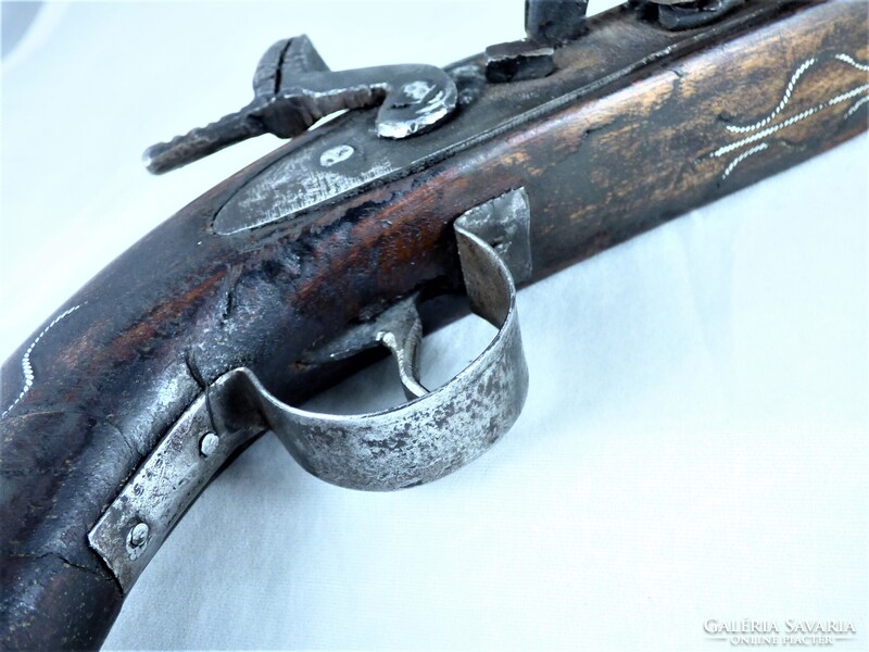 VERY NICE, CLAY PISTOL, CASTLE DECORATION!!!