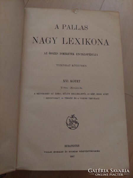 A Pallas Nagy Lexikona 1-16. kötet