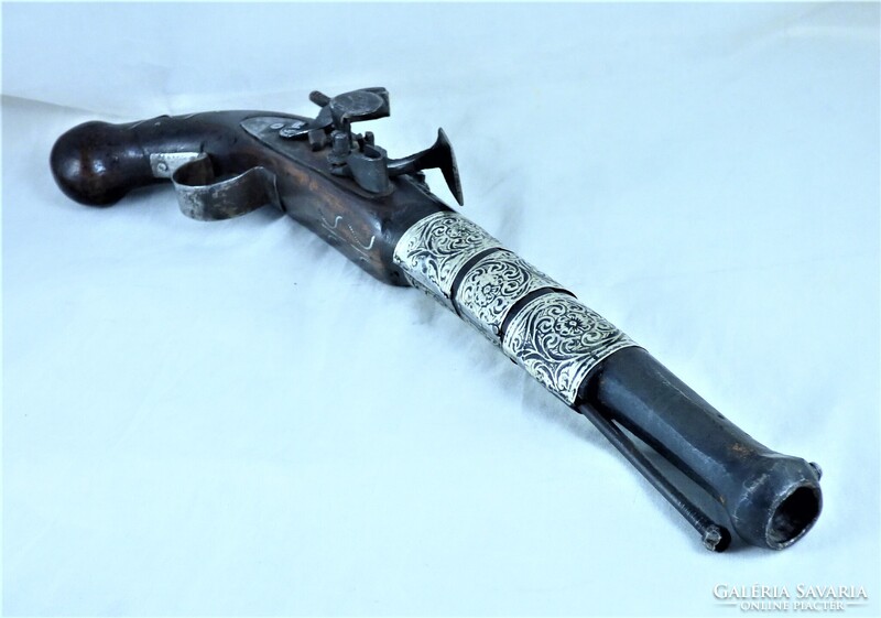 VERY NICE, CLAY PISTOL, CASTLE DECORATION!!!