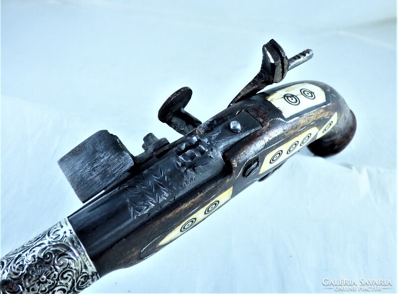 VERY NICE, CLAY PISTOL, CASTLE DECORATION!!!