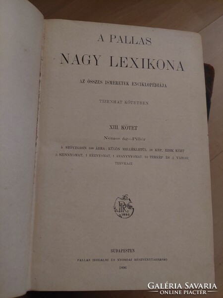A Pallas Nagy Lexikona 1-16. kötet