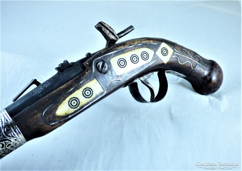 VERY NICE, CLAY PISTOL, CASTLE DECORATION!!!