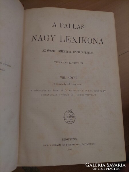 A Pallas Nagy Lexikona 1-16. kötet