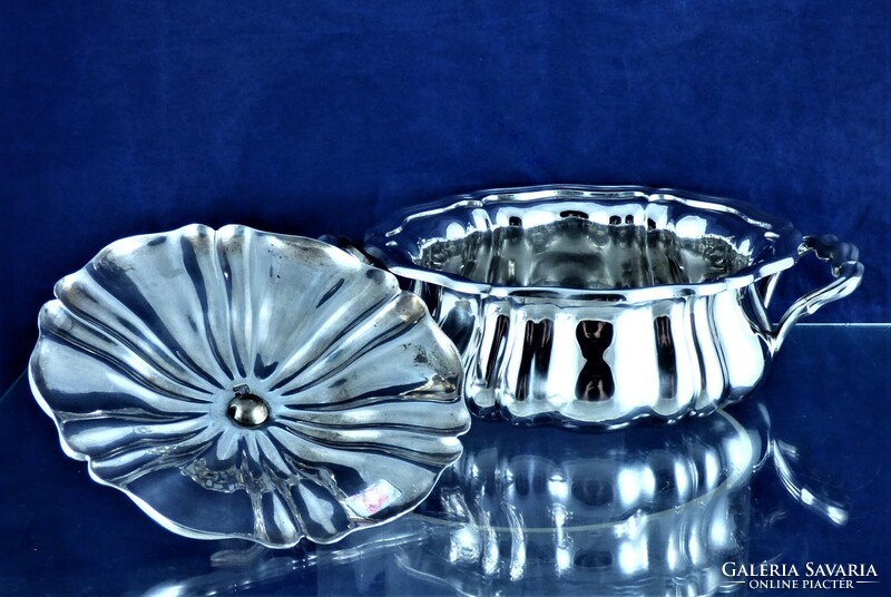 STUNNING, VERY RARE ANTIQUE SILVER CANDY HOLDER, TRAY, VIENNA, 1847!!!