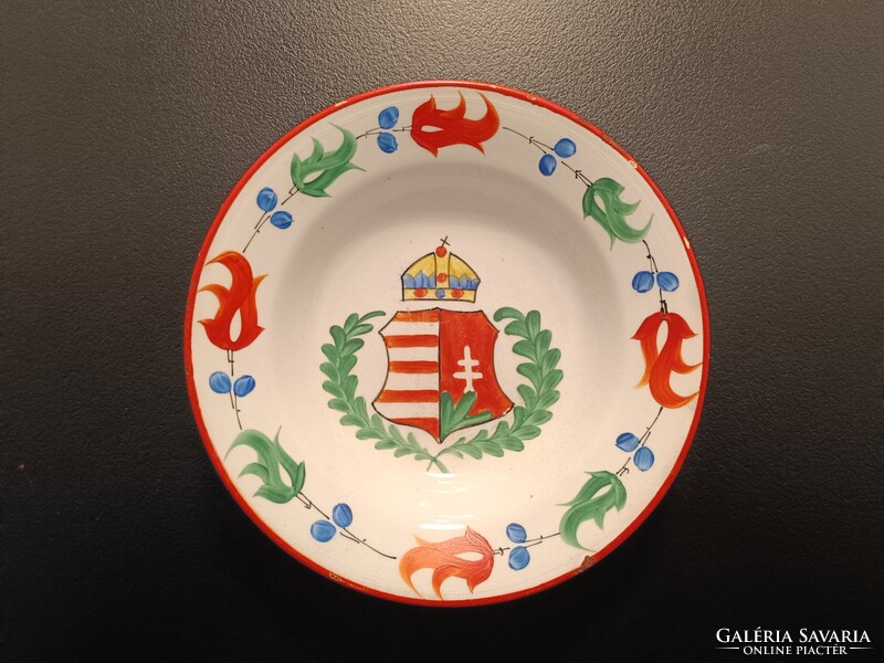Hollóházi Hungarian Coat of Arms Wall Plate