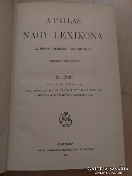 A Pallas Nagy Lexikona 1-16. kötet