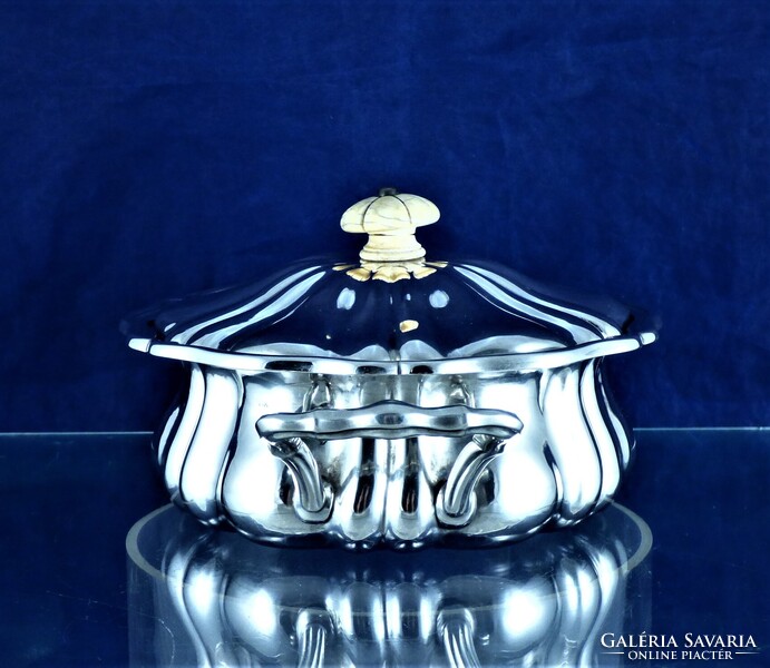 STUNNING, VERY RARE ANTIQUE SILVER CANDY HOLDER, TRAY, VIENNA, 1847!!!