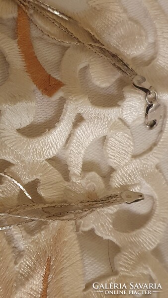 ART DECO- ARANYOZOTT ---5---SZÁLAS-jelzett ag, 925-  ezüst -elegáns olasz-- ITALY-- nyaklánc eladó -