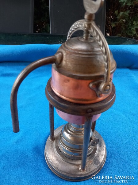 Antik! " Aquilas " Fratelli Santini Ferrara Italy kicsi 23cm olasz kávéfőző ca. 1920