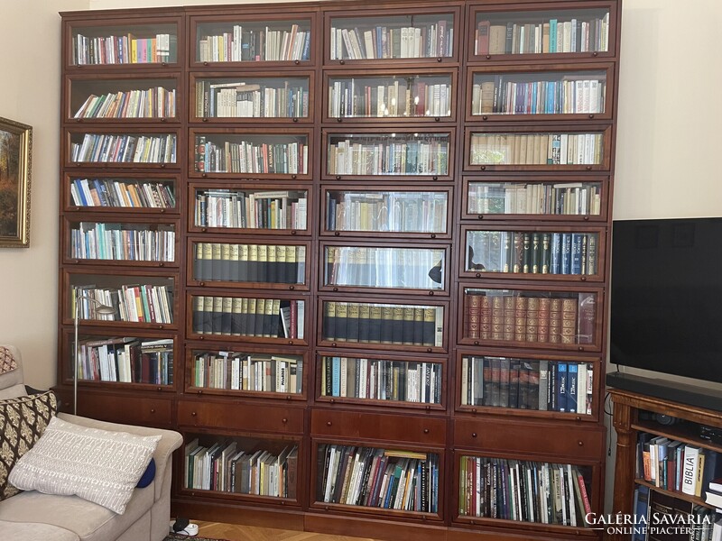 Original Lingel Classic Modular Bookcase with Faceted Glass (from first owner)