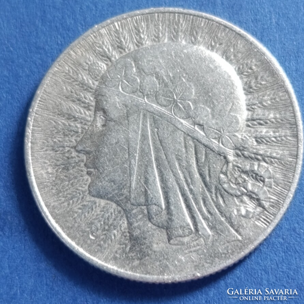 5 Złoty ezüst érme 1932 –  Jadviga királynő”, Lengyelország