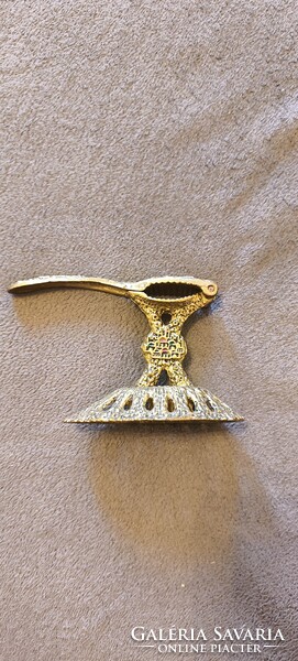 WAINBERG - ISRAEL Rare vintage brutalist copper nutcracker
