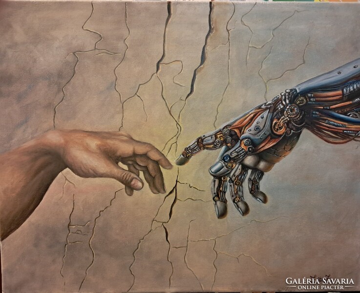 The decision / oil painting