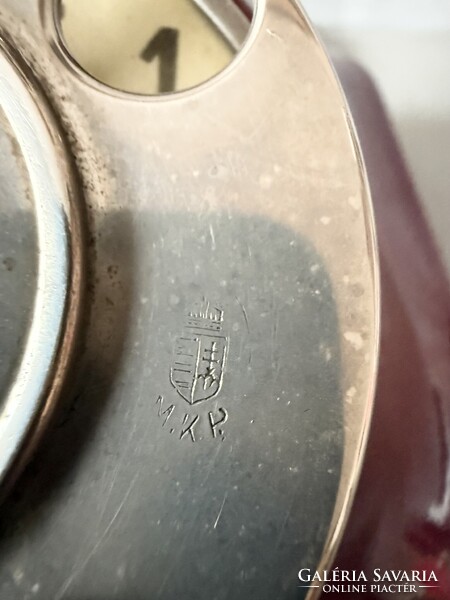 Ritka bordó CB 35 bakelit telefon - Standard - Magyar Királyi Posta jelzéssel (1935)