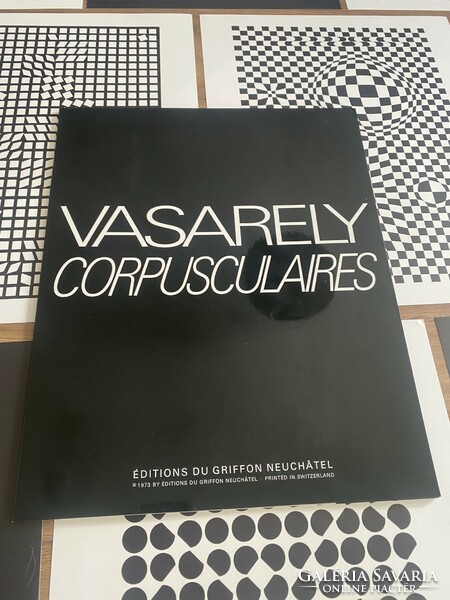 Victor Vasarely szárazpecséttel hitelesített gyűjtői ritkaság