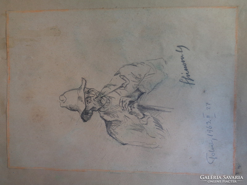 Strissovszky Szilárd early painting /1963/