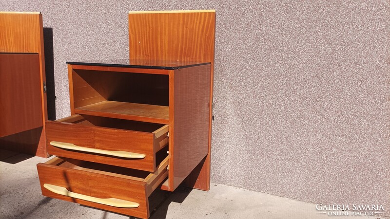 Mid century sidebaord, fiókos alacsony komód Mojmir Pozar