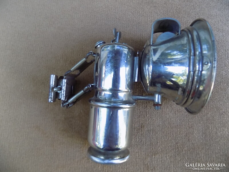 Bicycle carbide lamp with original glass 