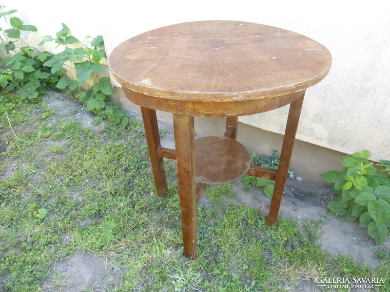 Hollóházi wooden antique table