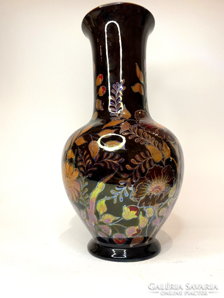 Zsolnay multi-fired eozin vase 28cm, Flawless!