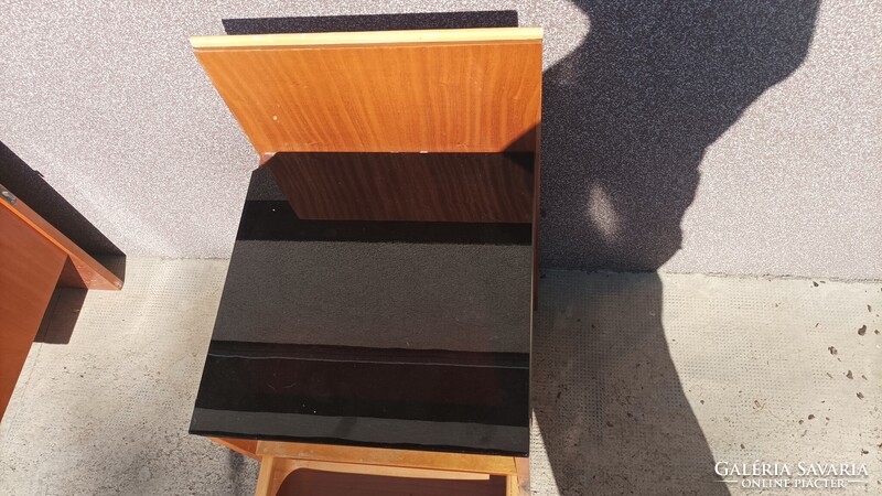 Mid century sidebaord, fiókos alacsony komód Mojmir Pozar
