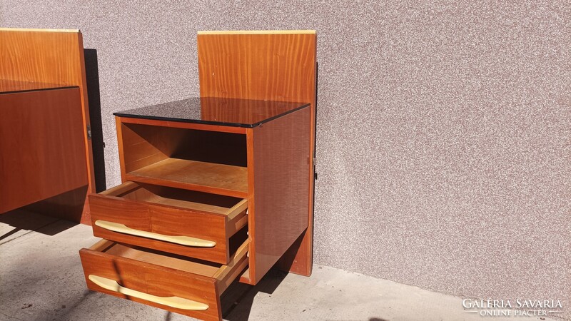 Mid century sidebaord, fiókos alacsony komód Mojmir Pozar