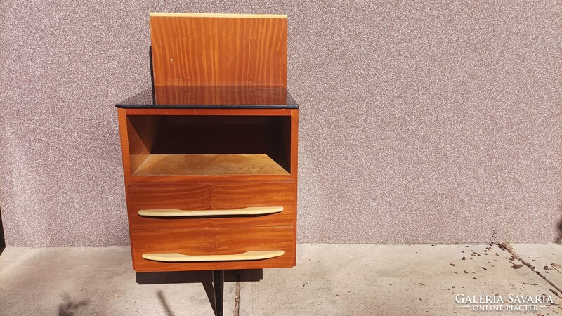 Mid century sidebaord, fiókos alacsony komód Mojmir Pozar