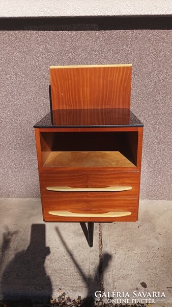 Mid century sidebaord, fiókos alacsony komód Mojmir Pozar