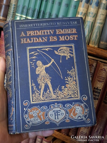 1911 Rare FRANKLIN-G.F.SCOTT ELLIOT: THE PRIMITIVE MAN THEN AND NOW - Good Price!