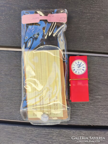 Clip-on (clamp) Swiss quartz watch