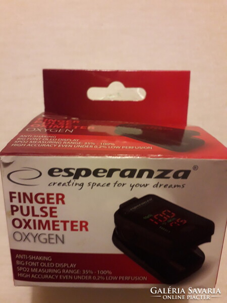 Esperanza Oximeter, Reusable Clip, Battery Operated, Unused