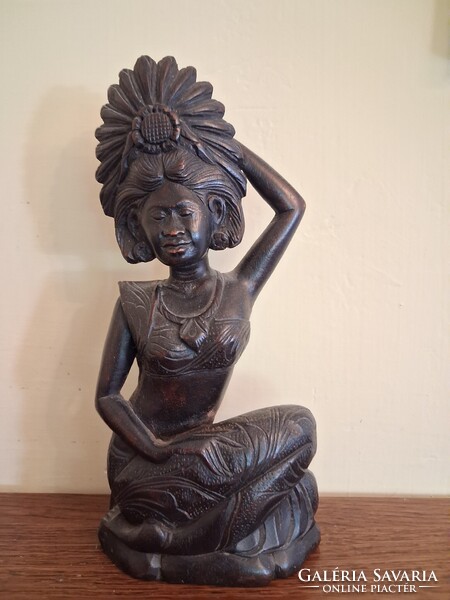 Wooden religious statue