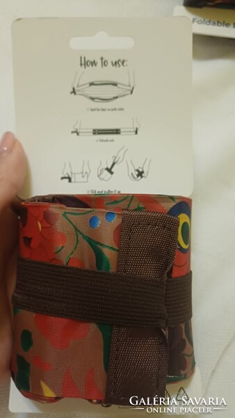 Pillangó népi mintás óriási összehajtható BAG – 65×45 cm