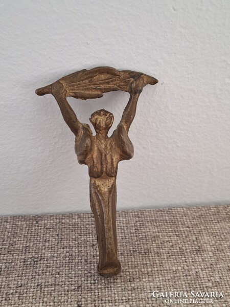 Szabadság szobor, figura, fém, 6,6 cm