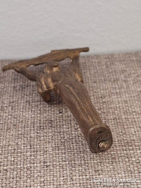 Szabadság szobor, figura, fém, 6,6 cm